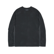 Sansan Gear Contrast Long Sleeve Charcoal
