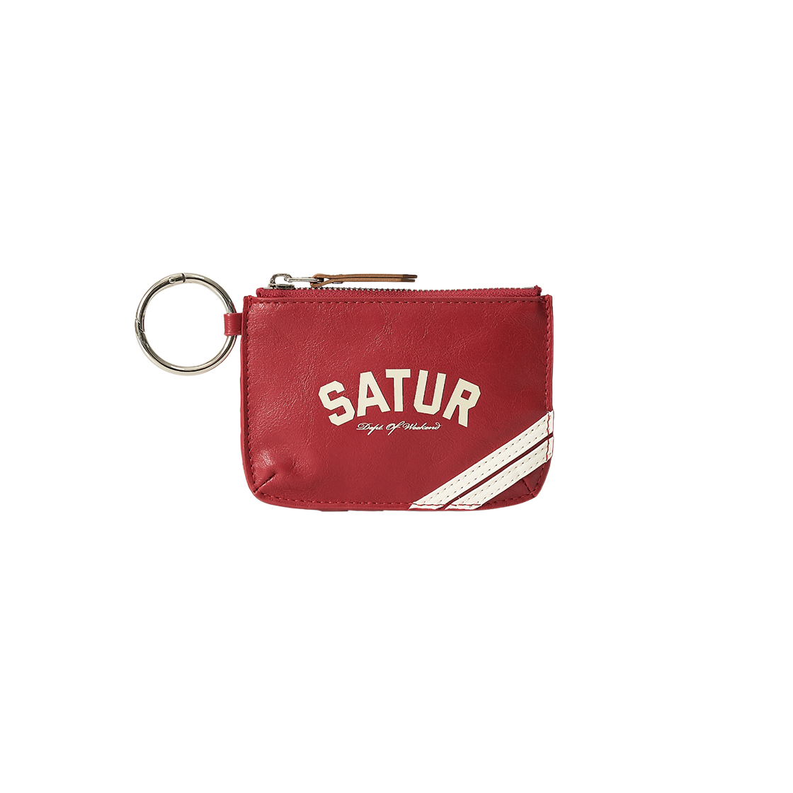세터 로턴 콘트라스트 카드 지갑 레드(SATUR Lawton Contrast Card Wallet Red)
