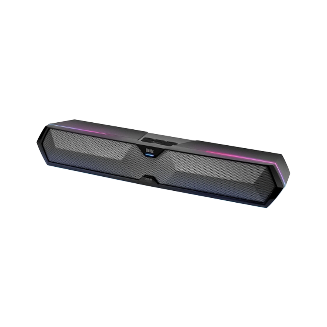 브리츠 BR-T9 게이밍 2채널 PC사운드바 블루투스 스피커 RGB 마이크내장(BRITZ BR-T9 Gaming 2-Channel PC Soundbar Bluetooth Speaker RGB Microphone Integrated)