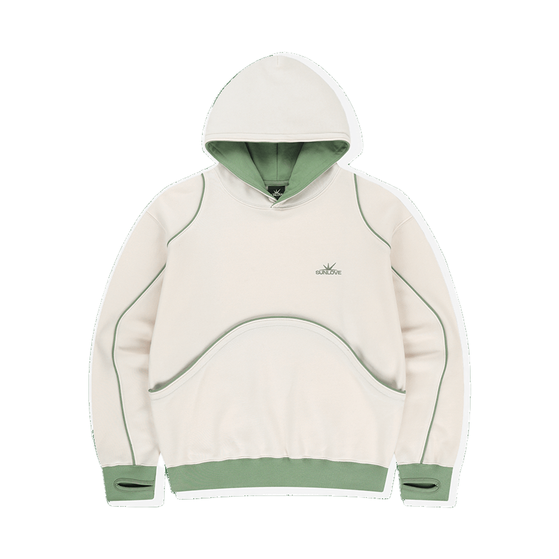 SLCO0TSWHO03IV [5% 적립] sunlovetour Crescent Hoodie Ivory