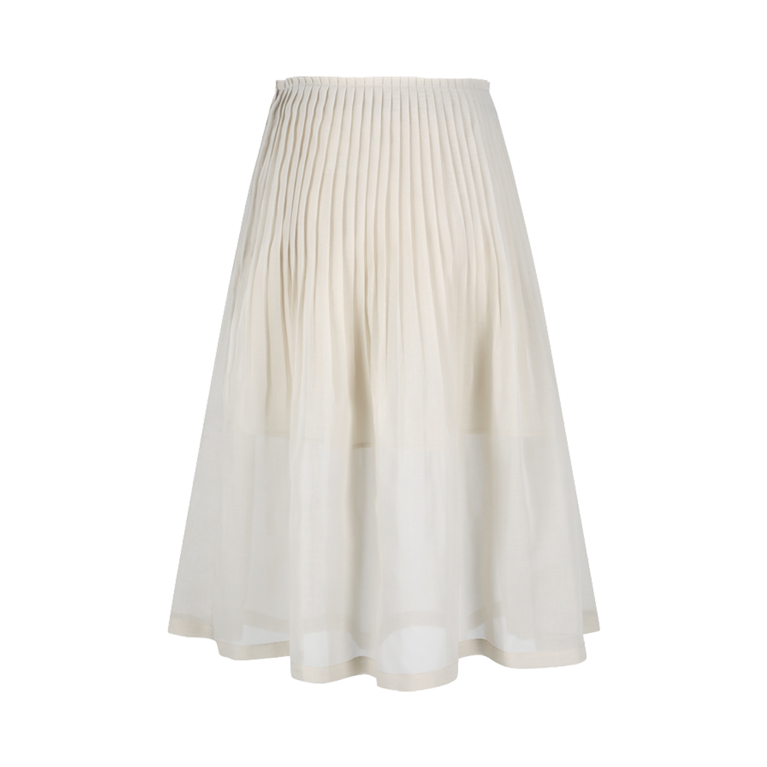 아모멘토 우먼 플리츠 미디 스커트 베이지 - 26SS(Amomento Women Pleated Midi Skirt Beige - 26SS) - 2