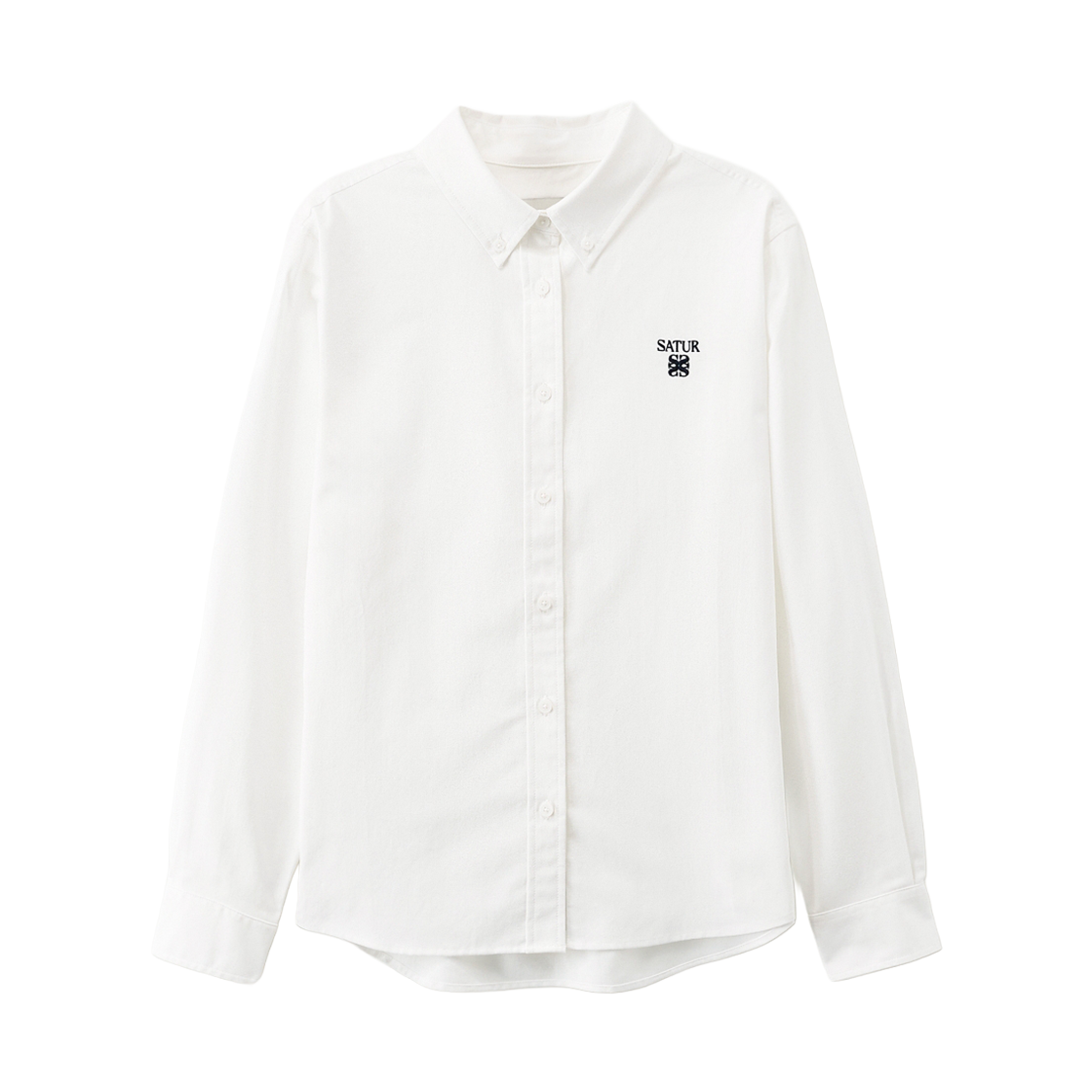 세터 우먼 로렌 옥스포드 셔츠 화이트(SATUR W Loren Oxford Shirt White)