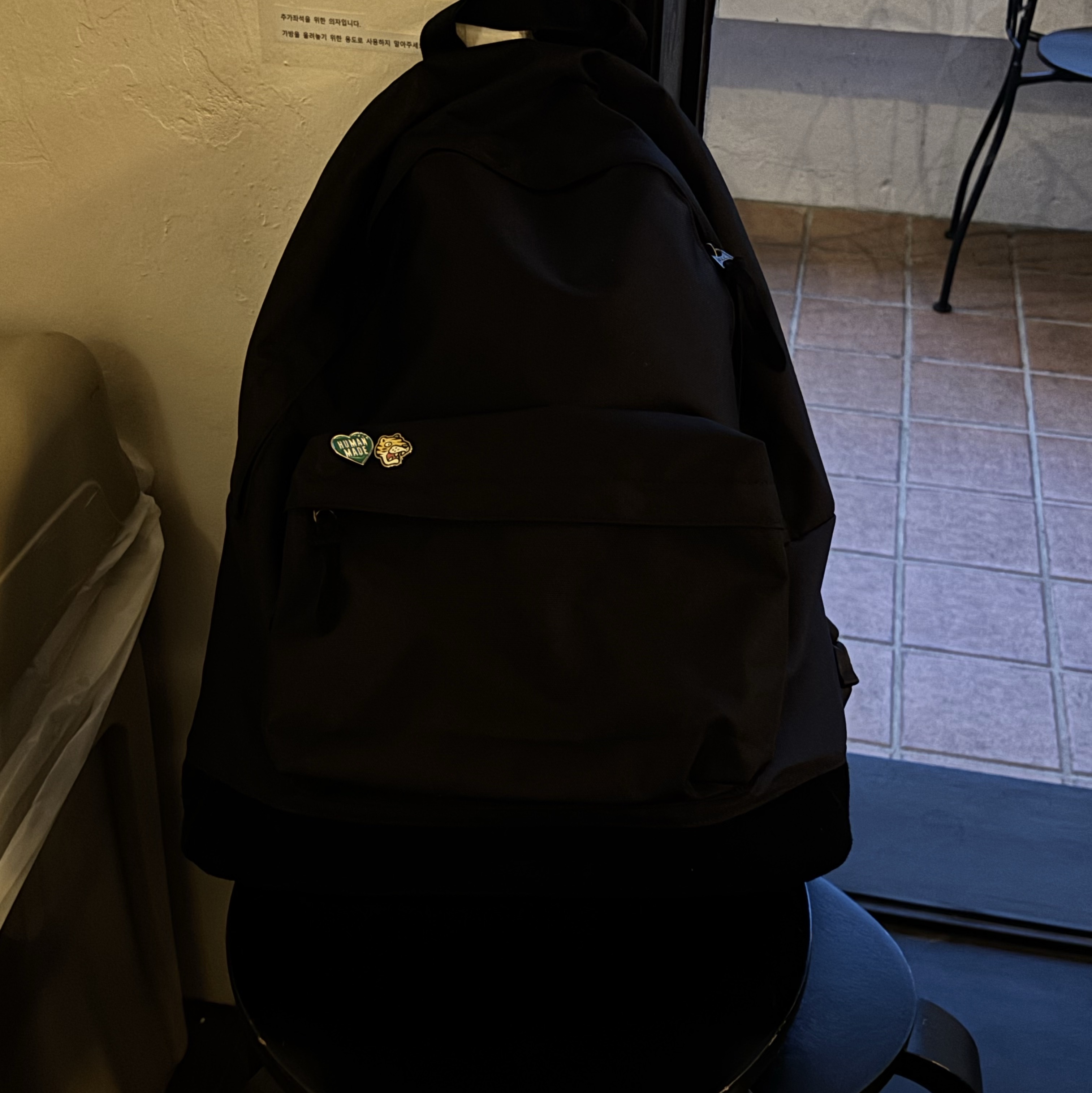 Nike Zoom Vomero 5 SP Black, YESEYESEE Y.E.S Heavy Work Jacket Black 착용 스타일 - 2