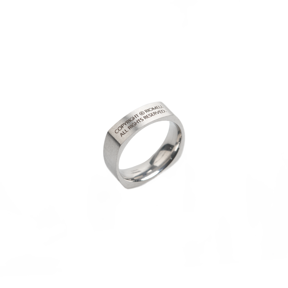 리오므 COPYRIGHT 스퀘어 링 실버(Riomeu COPYRIGHT Square Ring Silver)