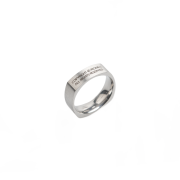 Riomeu COPYRIGHT Square Ring Silver