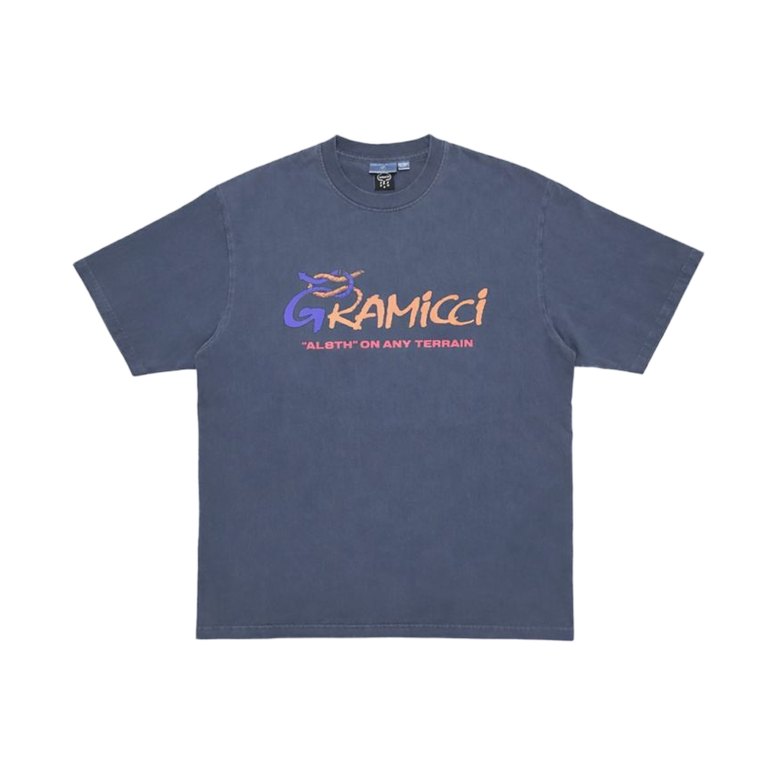 GMT6-S4006 Gramicci x Alwayth Al8th Graphic T-Shirt Blue