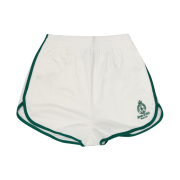 (W) Sporty & Rich Crown Tennis Logo Embroidered Shorts White Alpine