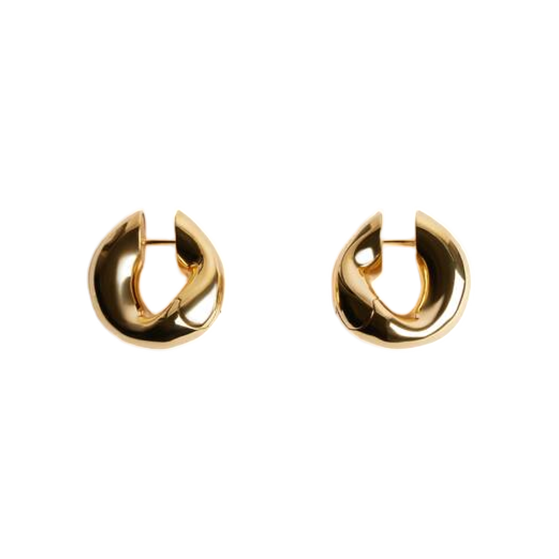869971TZ77G0127 Balenciaga Eisa XS Earrings In Shiny Gold