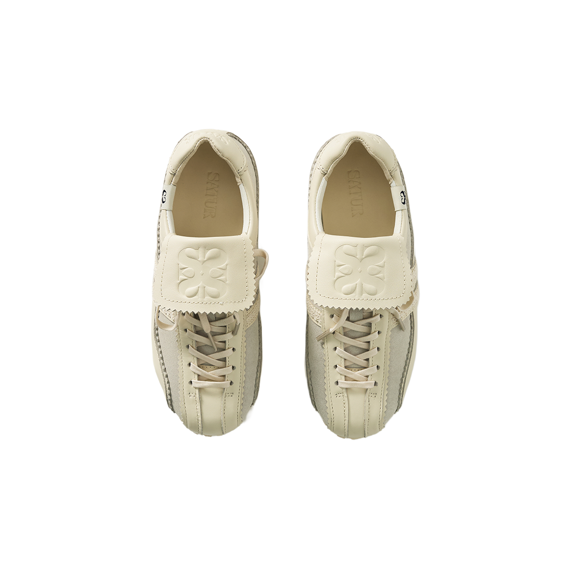 세터 시에로 트레이너 스니커즈 화이트(SATUR Cielo Trainer Sneakers White) - 3