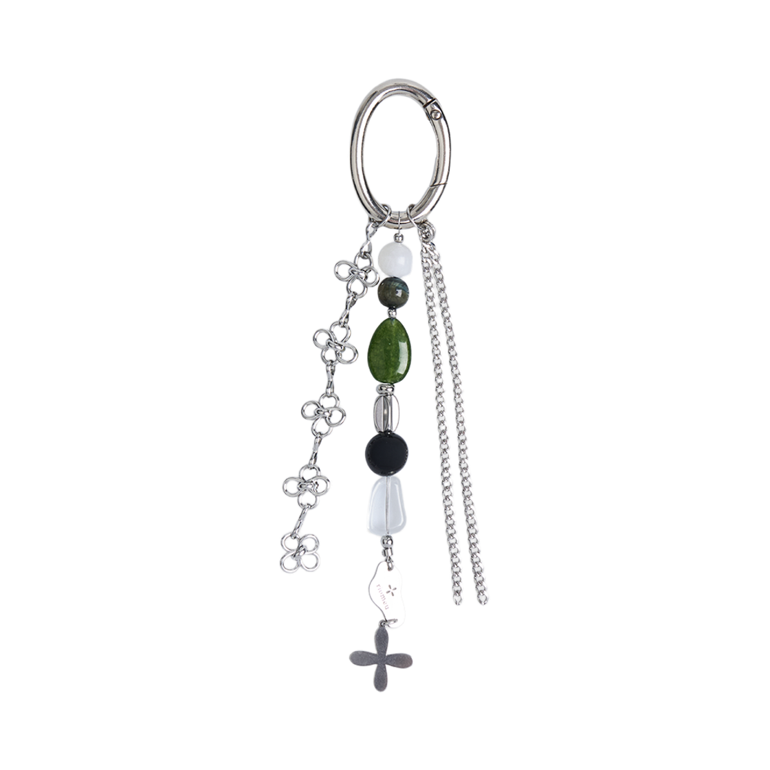 리오므 플로스 체인 오벌 키링(Riomeu Floss Chain Oval Keyring)