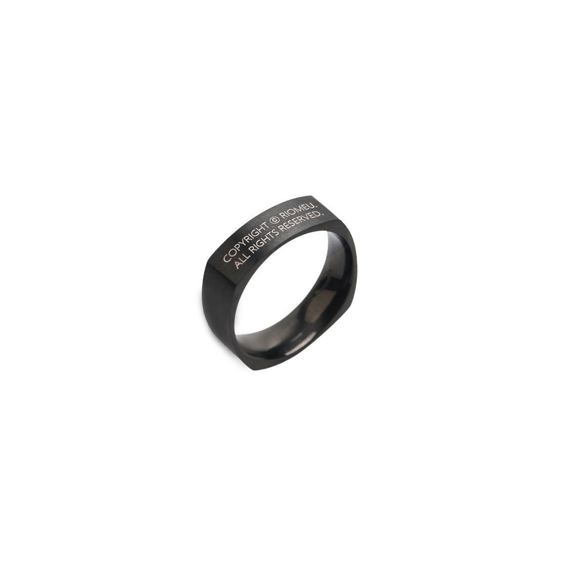 리오므 COPYRIGHT 스퀘어 링 블랙(Riomeu COPYRIGHT Square Ring Black)
