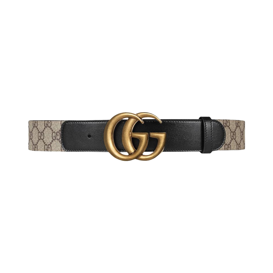 400593-92TLT-9769 Gucci GG Buckle Belt Black