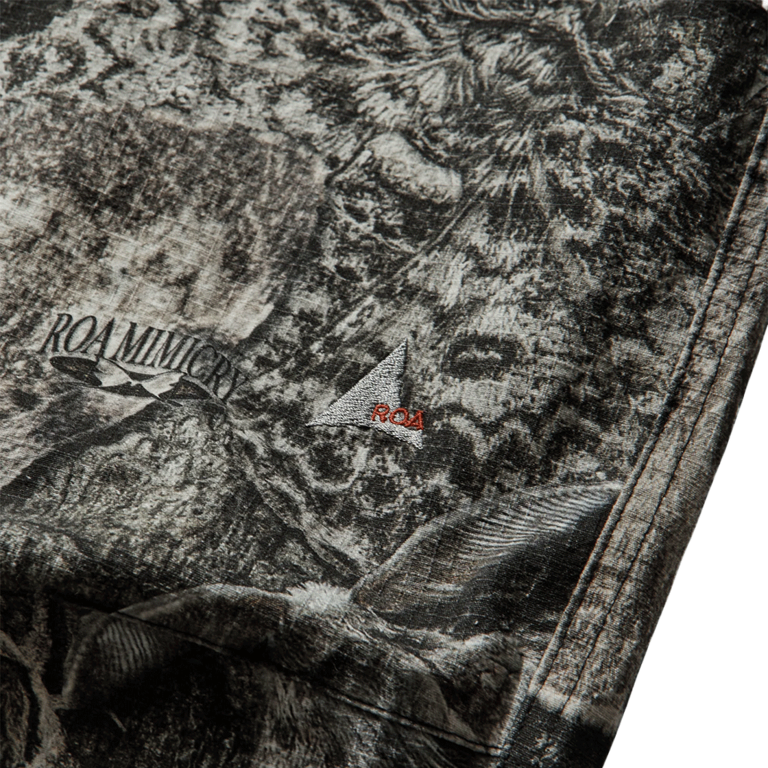 로아 시에라 모스 프린트 3/4 팬츠 브라운 - 26SS(ROA Siera Moth Print 3/4 Pant Brown - 26SS) - 3