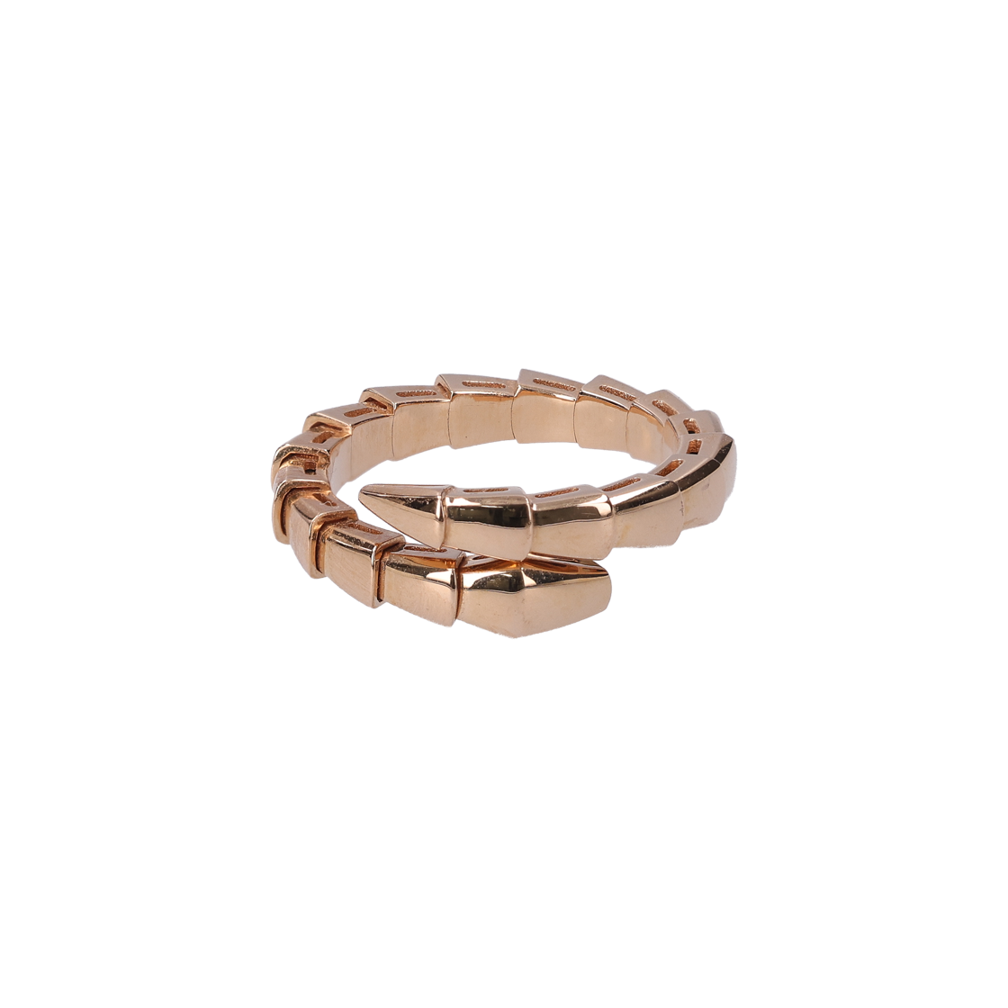 ITWLEKGCJSW9 Bulgari Serpenti Viper Ring 18K Pink Gold L