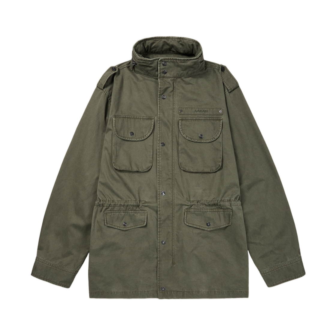 아캄 워시드 필드 자켓 카키(Aakam Washed Field Jacket Khaki)