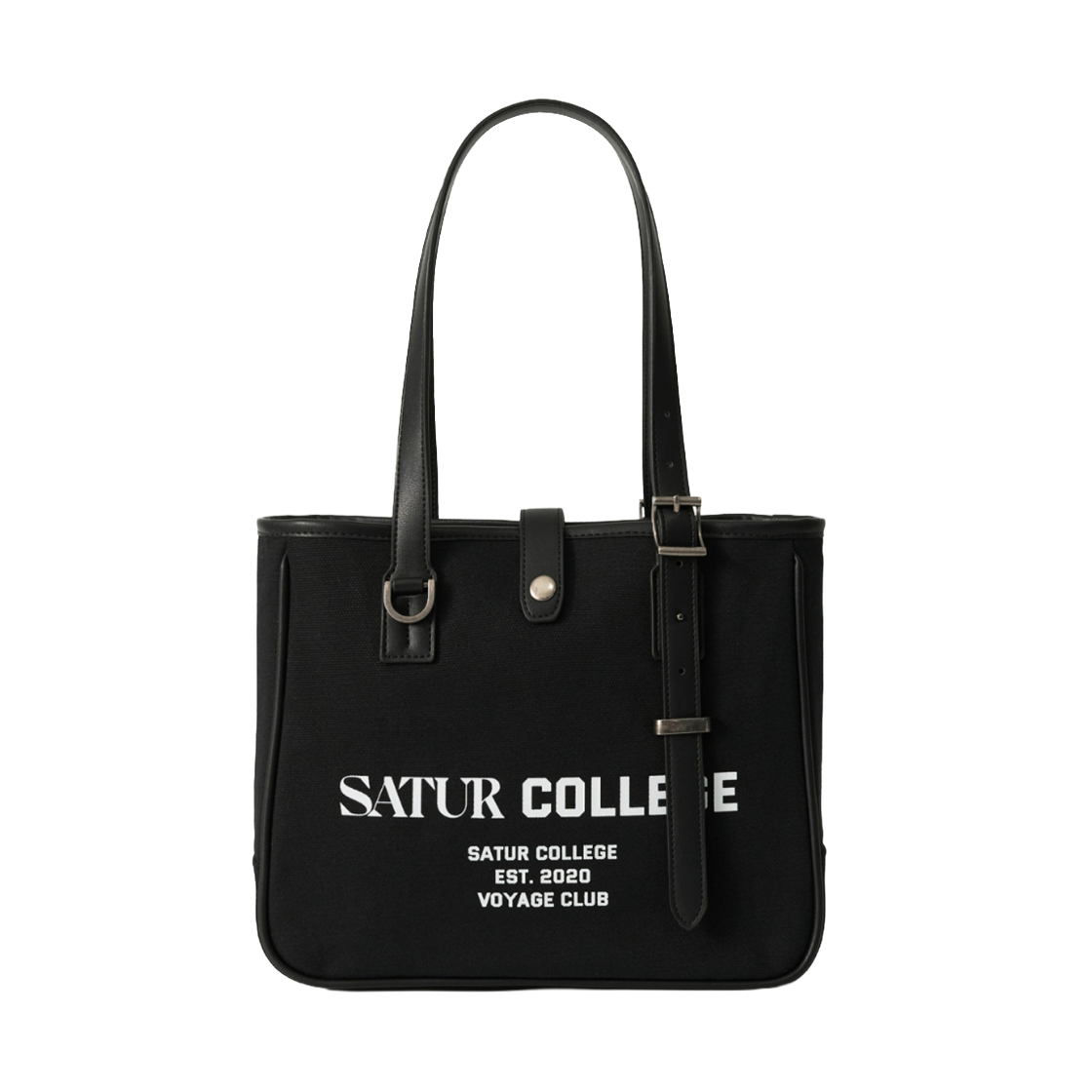 SA261UAB11BLK0 SATUR Classic Buckle Tote Bag Black