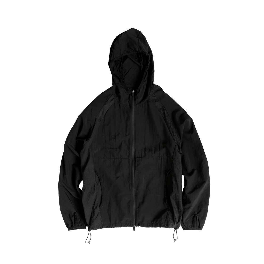 HM6PJU4681B0 Polyteru Human Index Human Hooded Trail Jacket Black