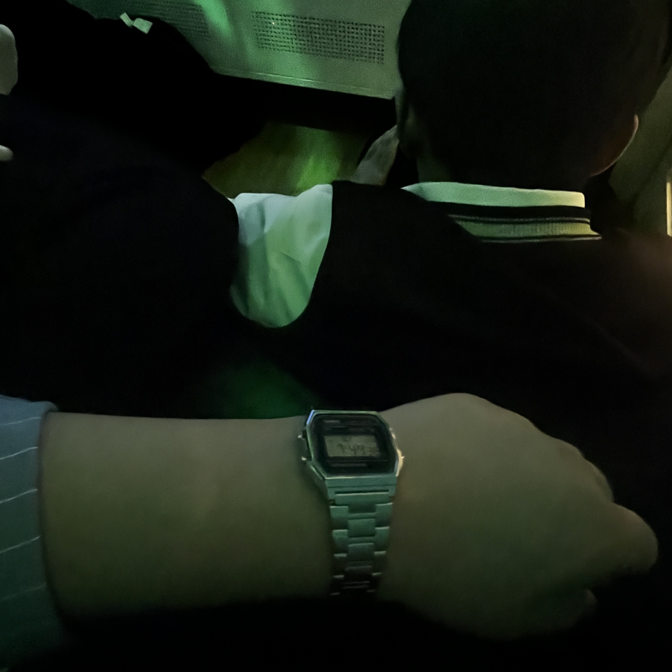 Casio A-158WA-1 착용 스타일
