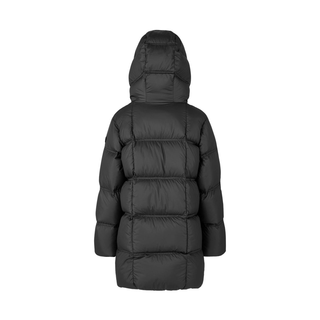 (키즈) AI 라이더스 후드 롱 다운 자켓 블랙((Kids) AI Riders Long Down Jacket with Hood Black) - 2
