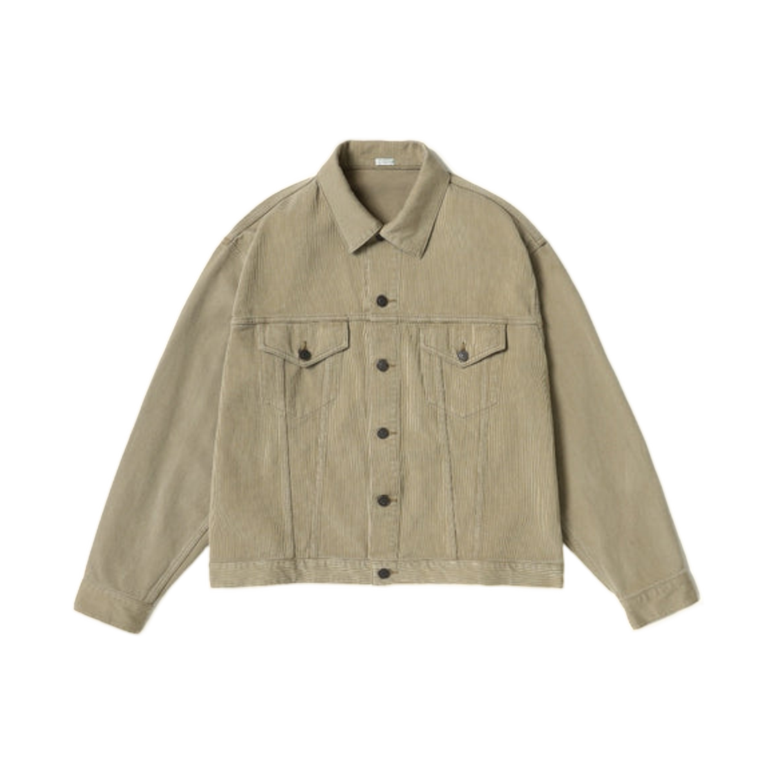 아프레쎄 워시드 실크 코튼 피케 3rd 타입 자켓 베이지 - 26SS(A.Presse Washed Silk Cotton Pique 3rd Type Jacket Beige - 26SS) - 1