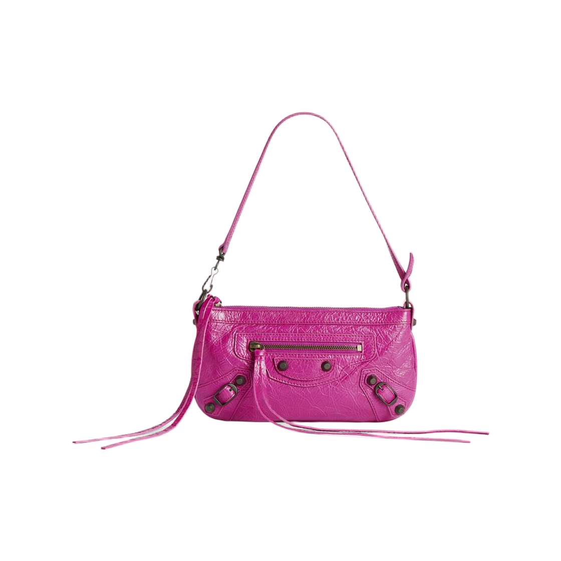 발렌시아가 르 시티 파우치 온 스트랩 아잘레(Balenciaga Le City Pouch On Strap In Azalee) - 1