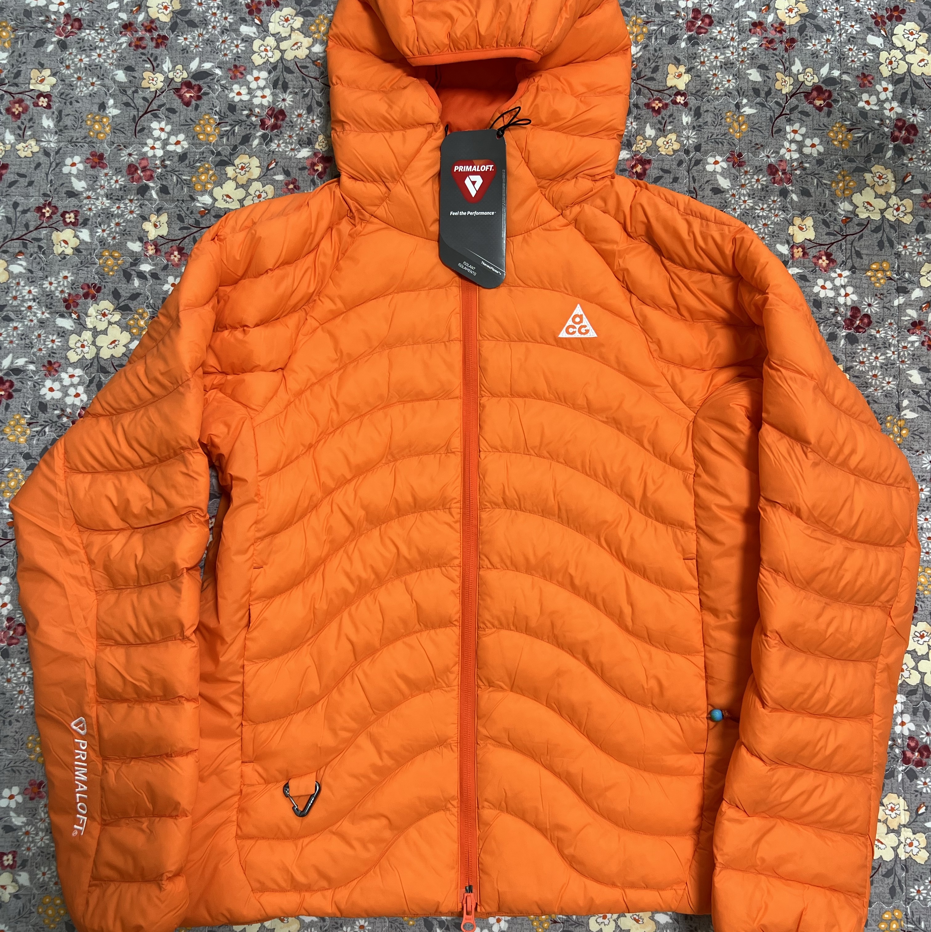 Nike ACG Lava Flow Therma-Fit ADV Jacket Safety Orange Summit White - Asia 착용 스타일
