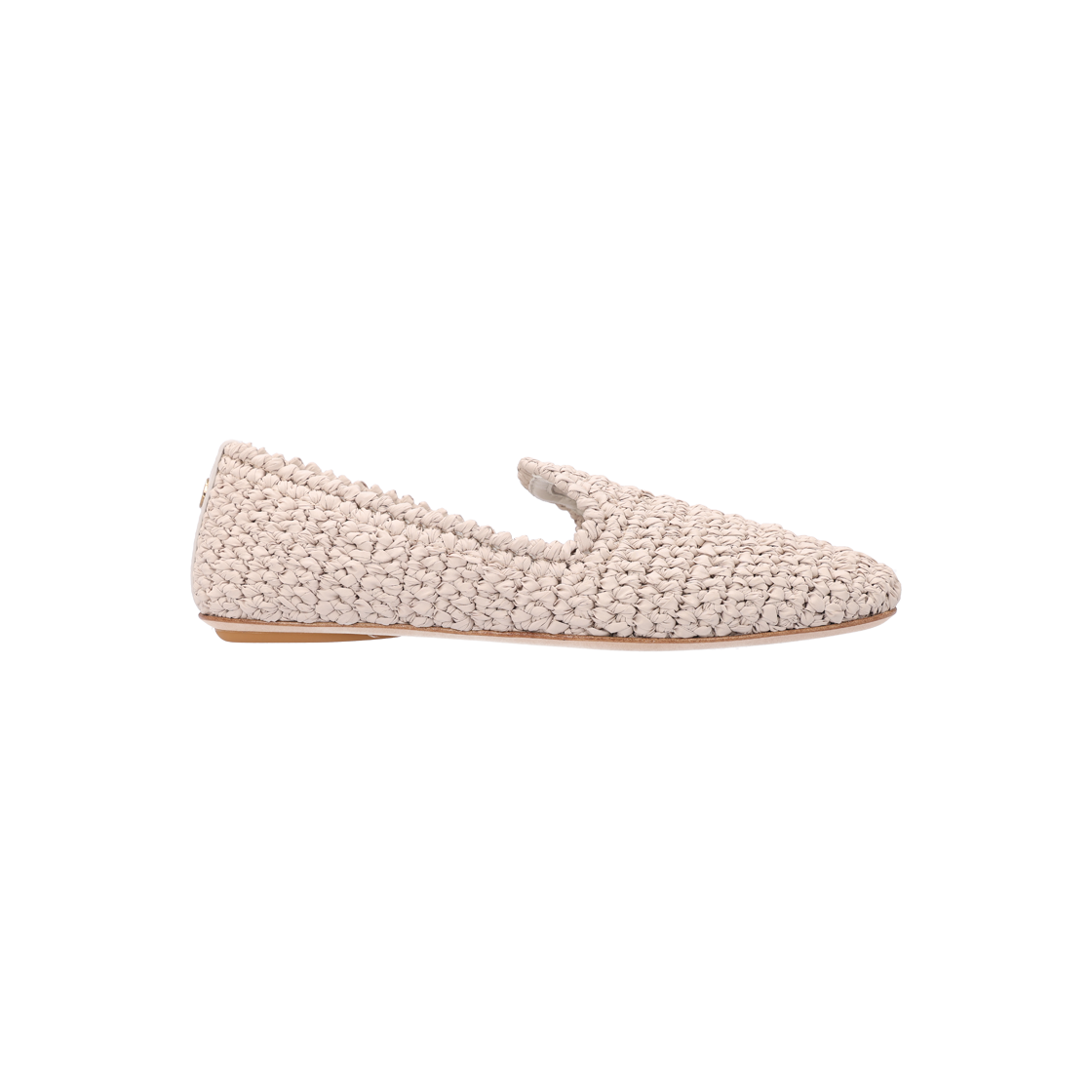 ITVHHA2T2PNV Moncler Braided Slip-On Loafers Beige 38
