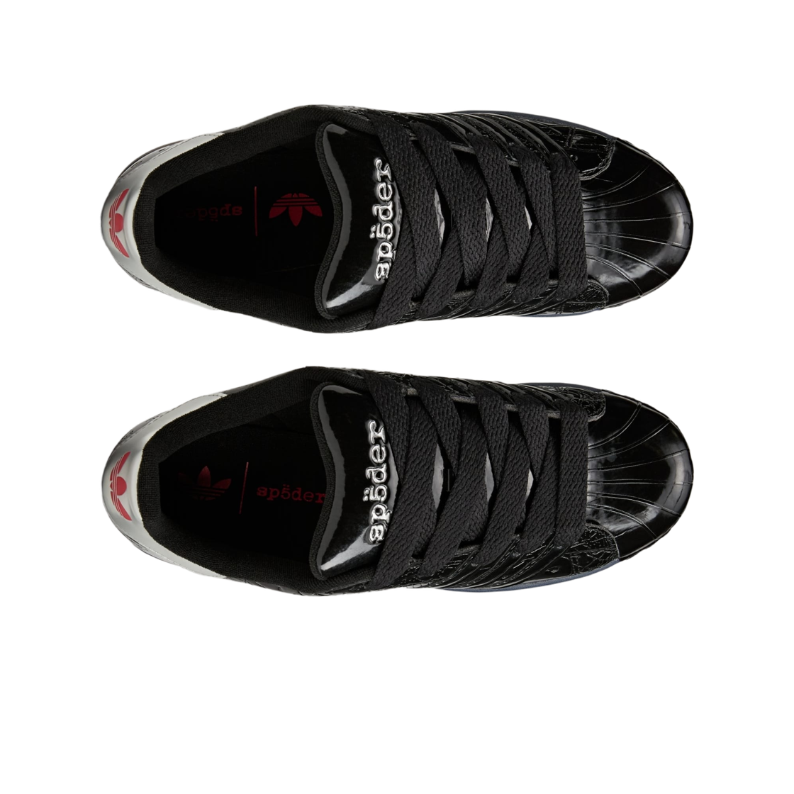 아디다스 x 스파이더 슈퍼스타 코어 블랙 코어 블랙(Adidas x Sp5der Superstar Core Black Core Black) - 2