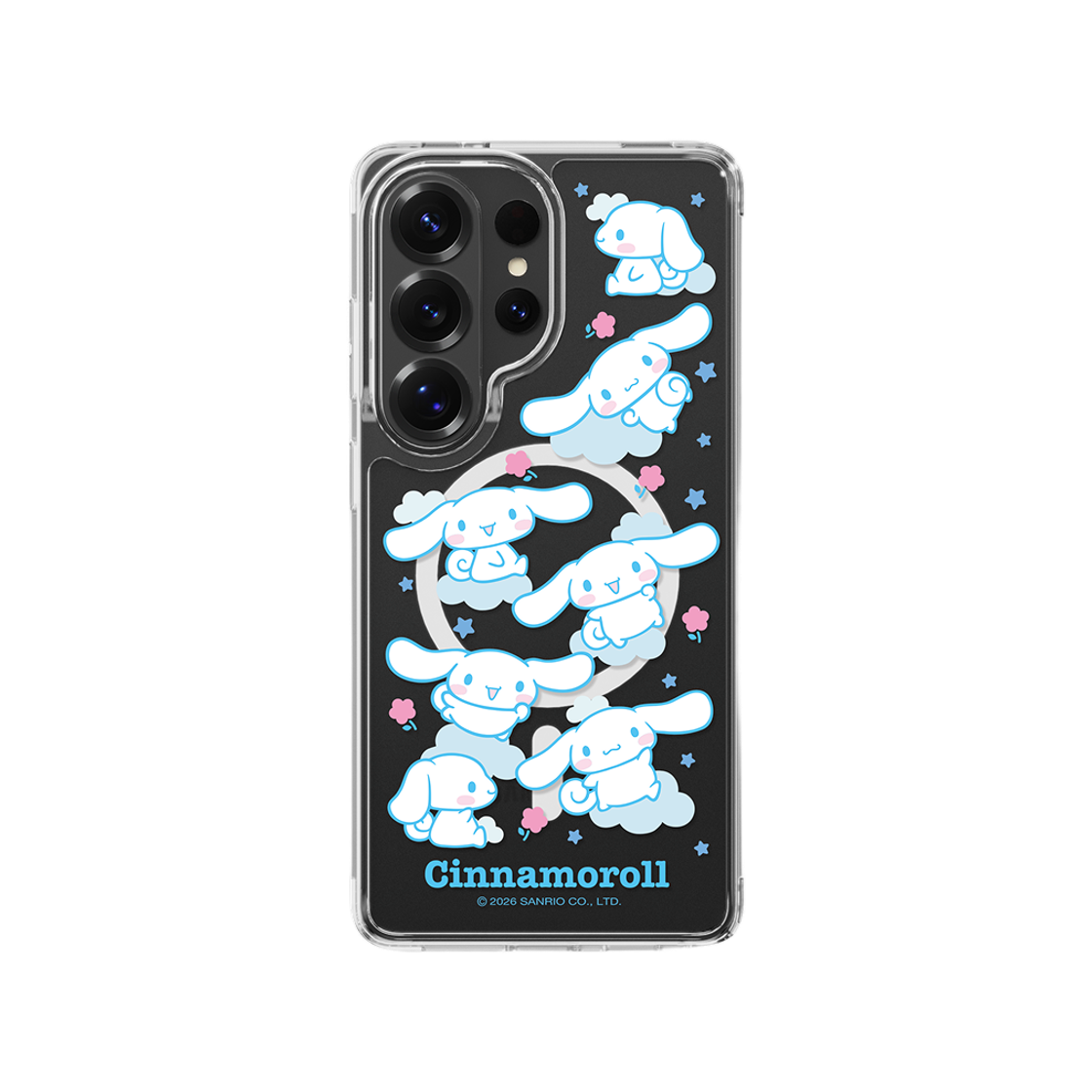 에스엘비에스 시나모롤 패턴 클리어 마그넷 케이스 for S26 Series(SLBS CINNAMOROLL Pattern Clear Magnet Case for S26 Series) - 5