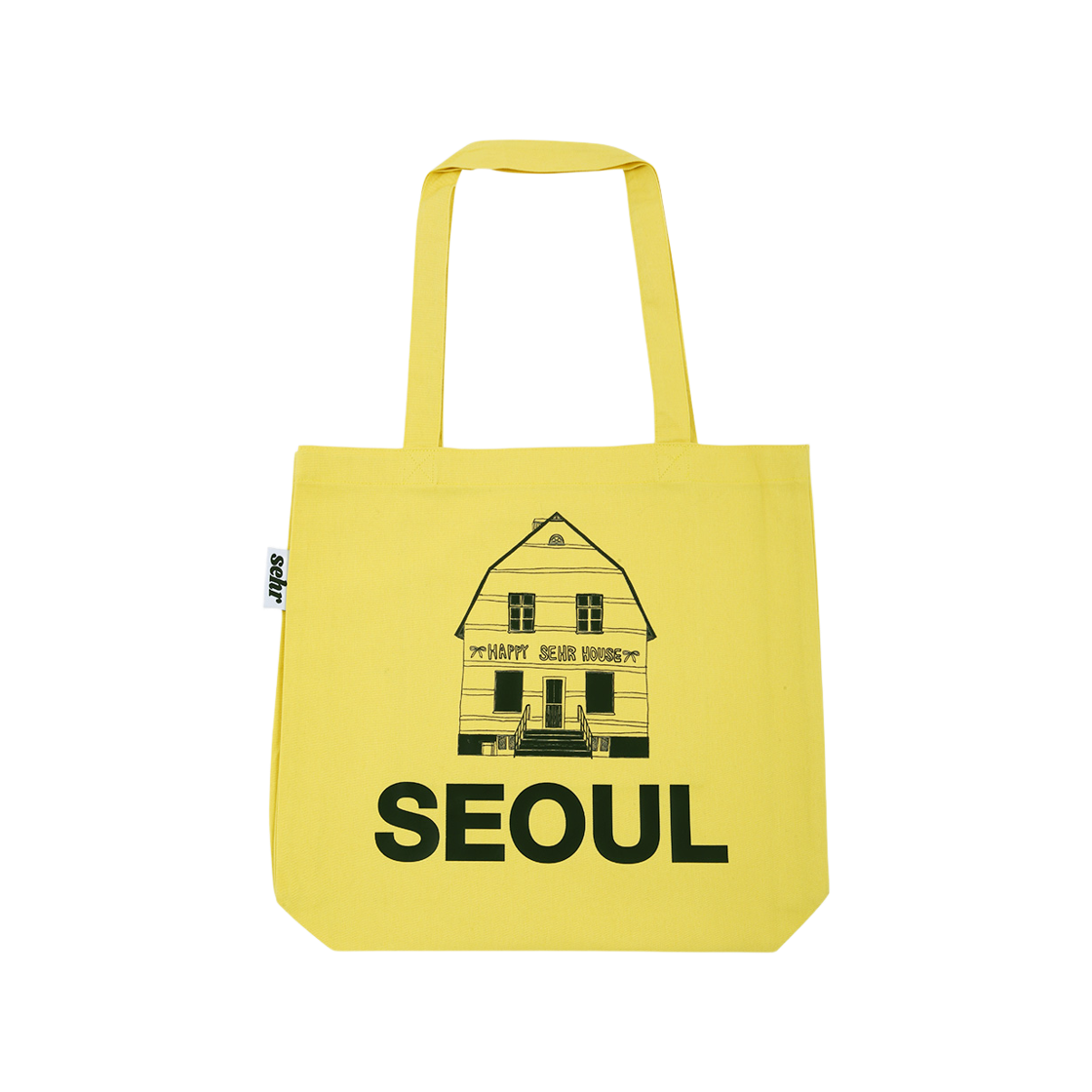 세르 라이트 트윌 빅백 서울 옐로우(SEHR Light Twill Big Bag Seoul Yellow)