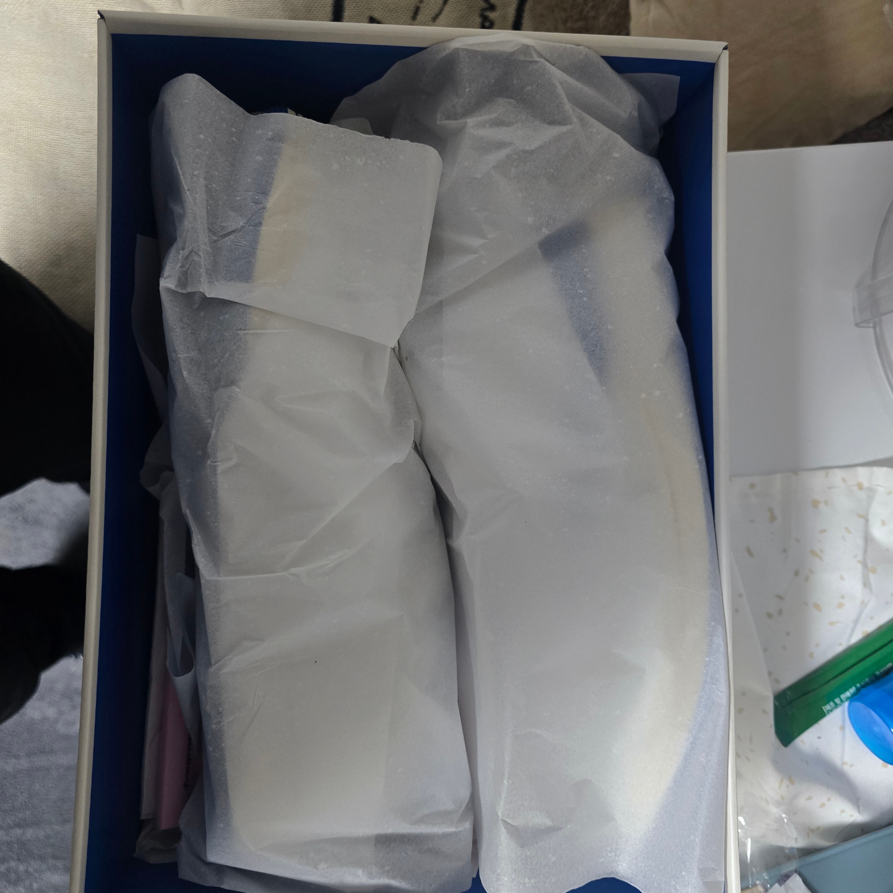 Jordan 1 x Travis Scott x Fragment Retro Low OG SP Sail Military Blue 착용 스타일 - 3
