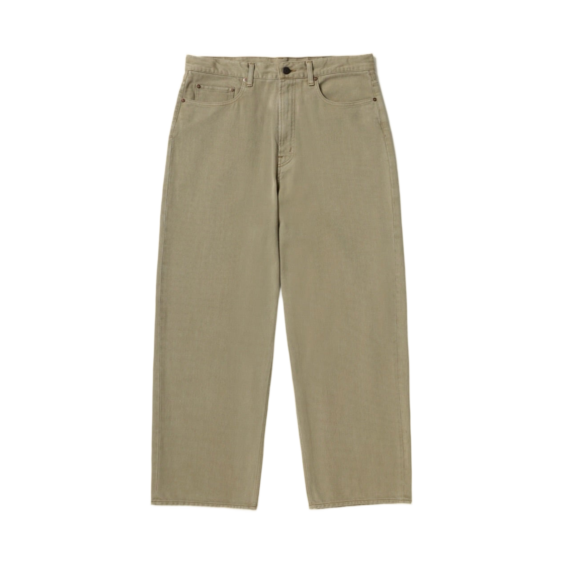 아프레쎄 워시드 실크 코튼 피케 팬츠 베이지 - 26SS(A.Presse Washed Silk Cotton Pique Pants Beige - 26SS) - 1