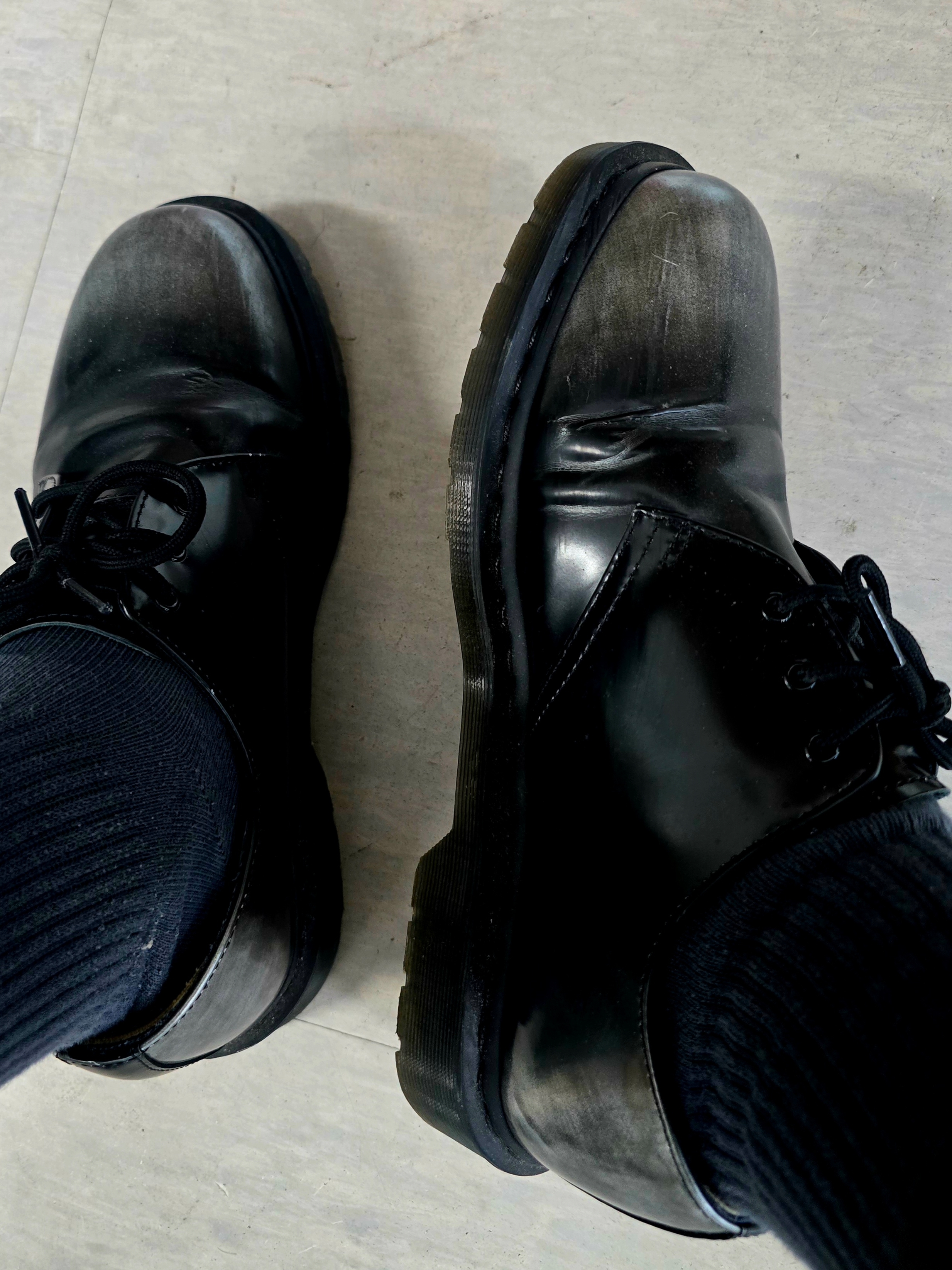 Dr. Martens 1461 Silver Arcadia Multi 착용 스타일