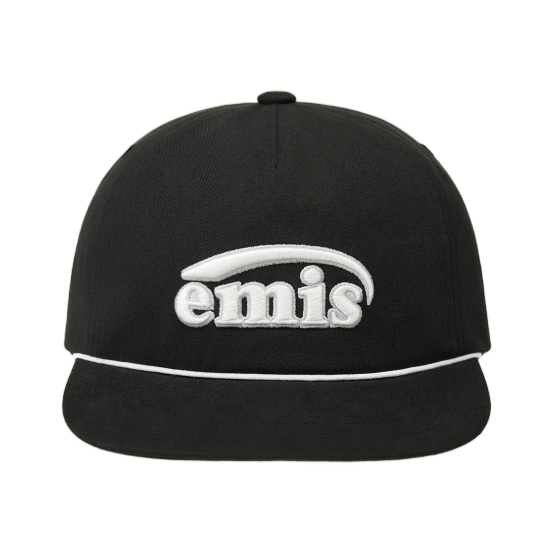 이미스 뉴 로고 코튼 트러커 햇 블랙(Emis New Logo Cotton Trucker Hat Black) - 1