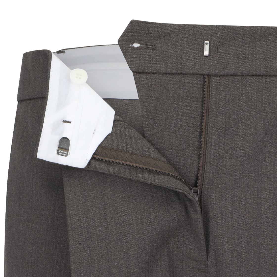 아모멘토 우먼 와이드 턱 팬츠 브라운 - 26SS(Amomento Women Wide Tuck Pants Brown - 26SS) - 3