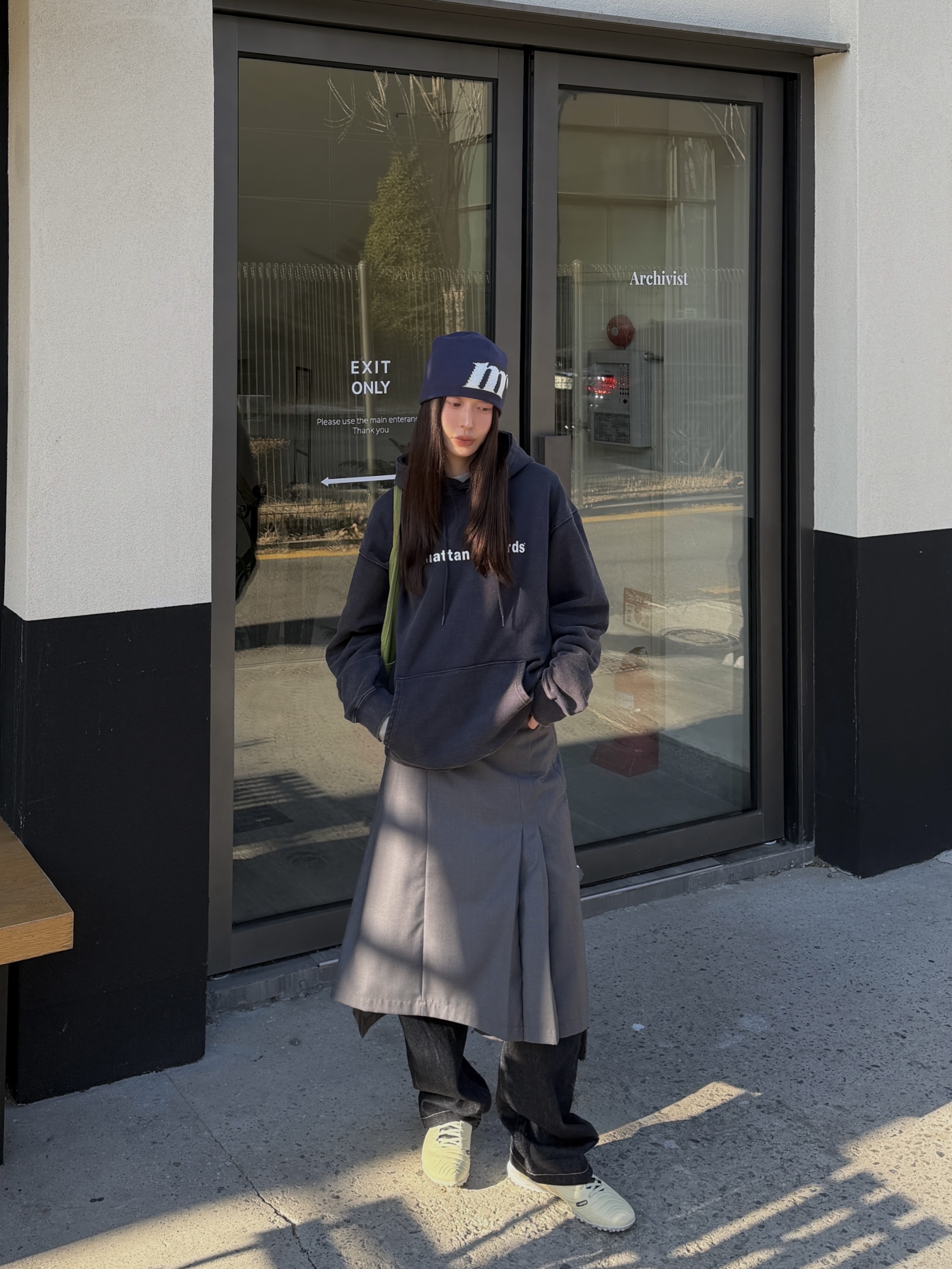 Manhattan Records M Logo Beanie - Navy, Nike Tiempo Legend 10 Academy TF Lemonade Black 착용 스타일 - 8