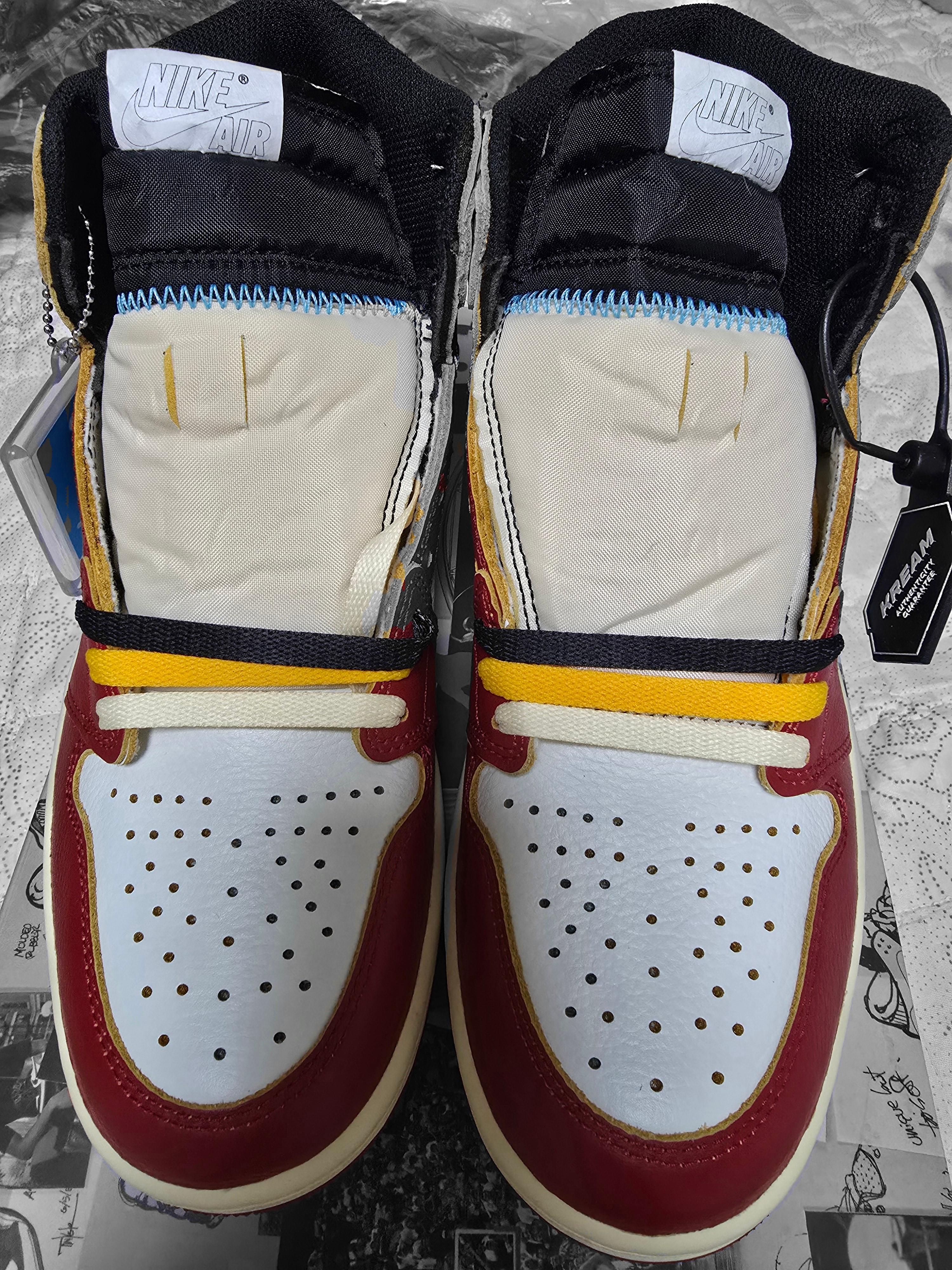 Jordan 1 x Union Retro High OG Chicago Shadow 착용 스타일