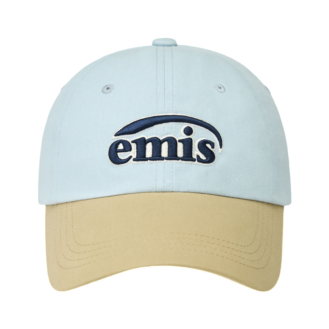 - Emis Duo Logo Two Tone Ball Cap Pastel Blue