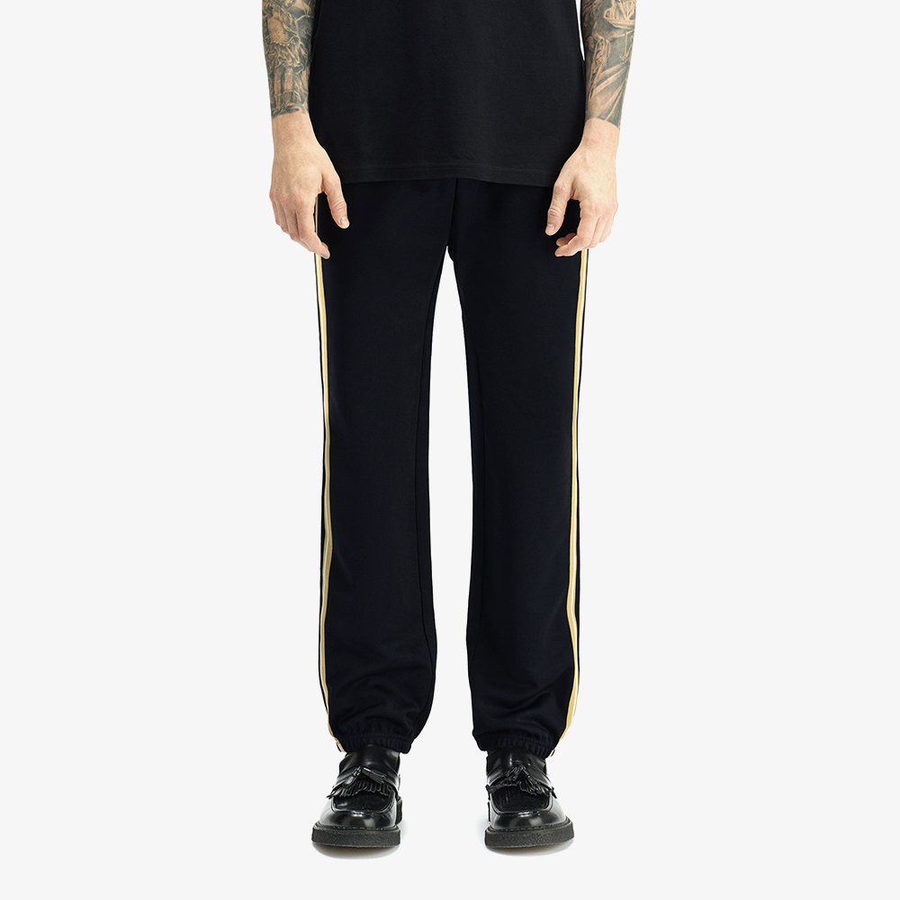 프레드페리 스트라이프 테잎 트랙 팬츠 블랙 샴페인(Fred Perry Stripe Tape Track Pant Black Champagne) - 3