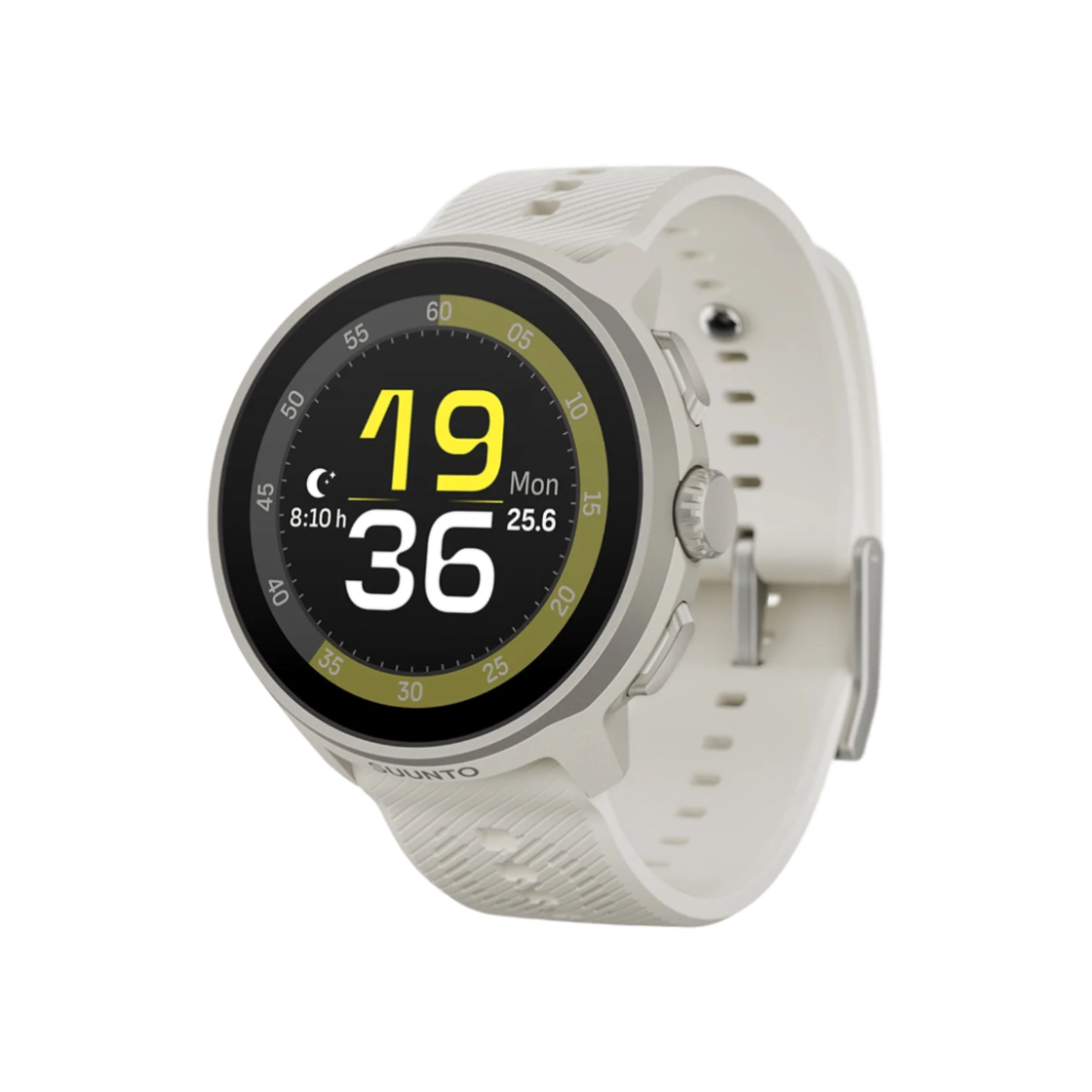 순토 런 프로스트 그레이 실리콘 스트랩(SUUNTO RUN Frost Gray Silicone Strap)