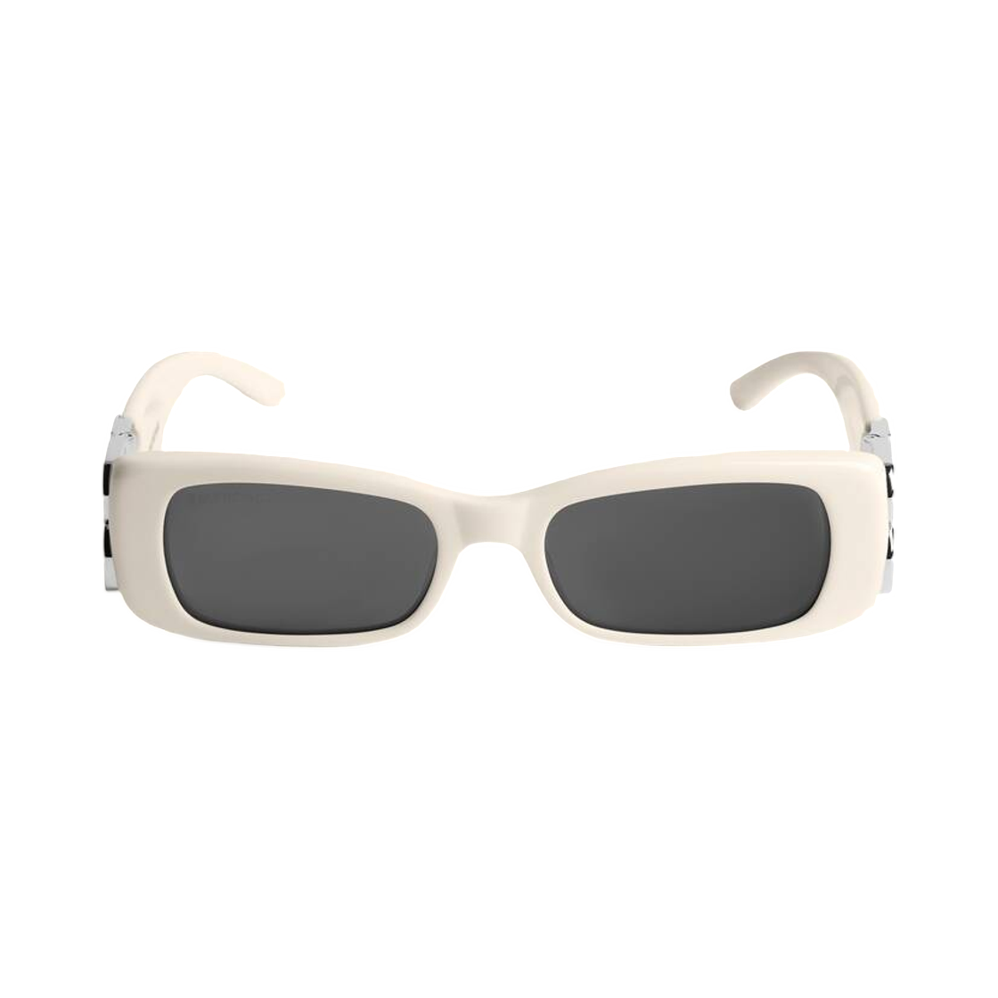 621643T00397408 Balenciaga Dynasty Rectangle Sunglasses In Ivory Cream
