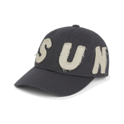 [트리플적립]SUNLOVE Cut Off Capital Cap Charcoal