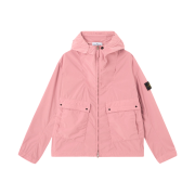 Stone Island 4100052 Light Compact Touch Poly-TC Hooded Jacket with Anti-Drop Oleander - 26SS