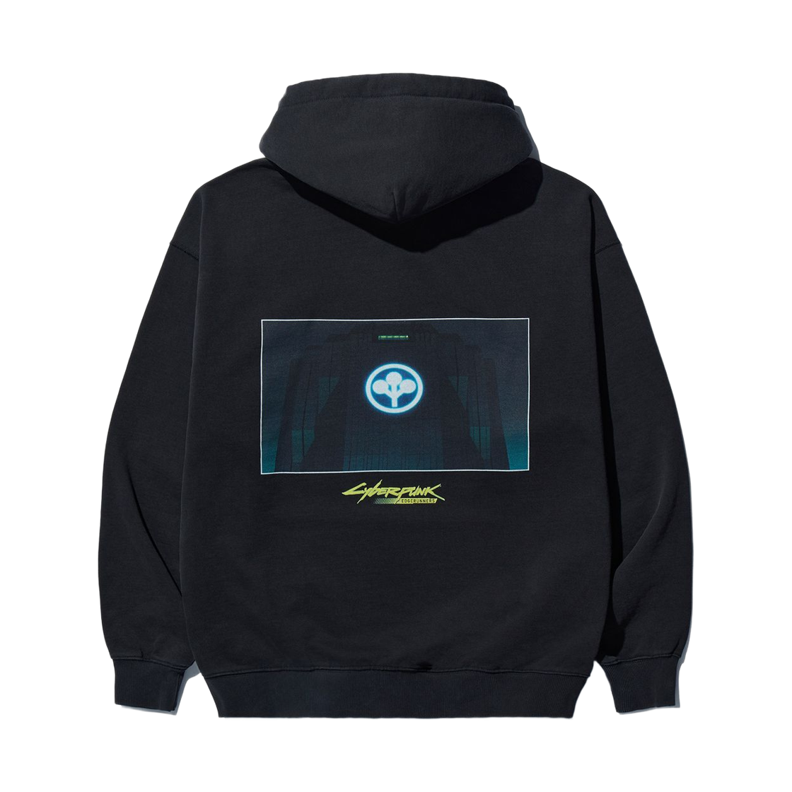 사이버펑크: 엣지러너 x 무신사 아라사카 후드 블랙(Cyberpunk: Edgerunners x Musinsa Arasaka Hoodie Black) - 2