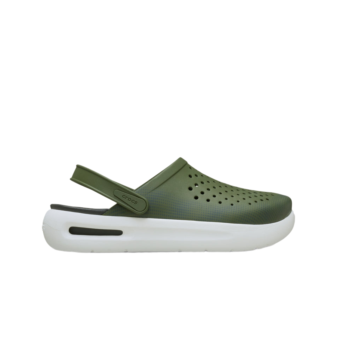 212540-309 Crocs Inmotion Graphic Clog Army Green