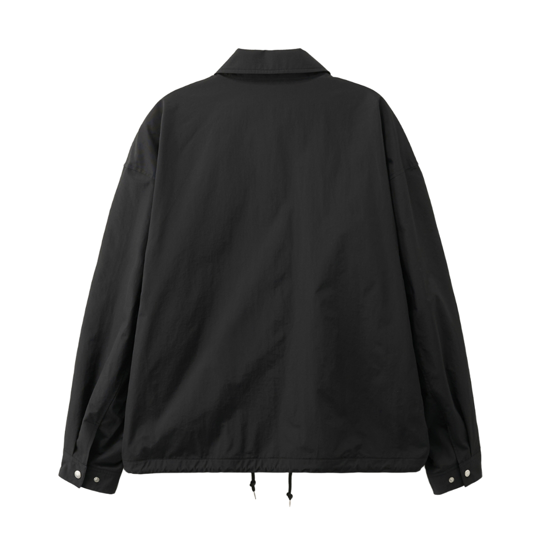 [사은품 증정] 세터 테오 나일론 블렌드 코치 자켓 블랙([사은품 증정] SATUR Teo Nylon Blend Coach Jacket Black) - 2