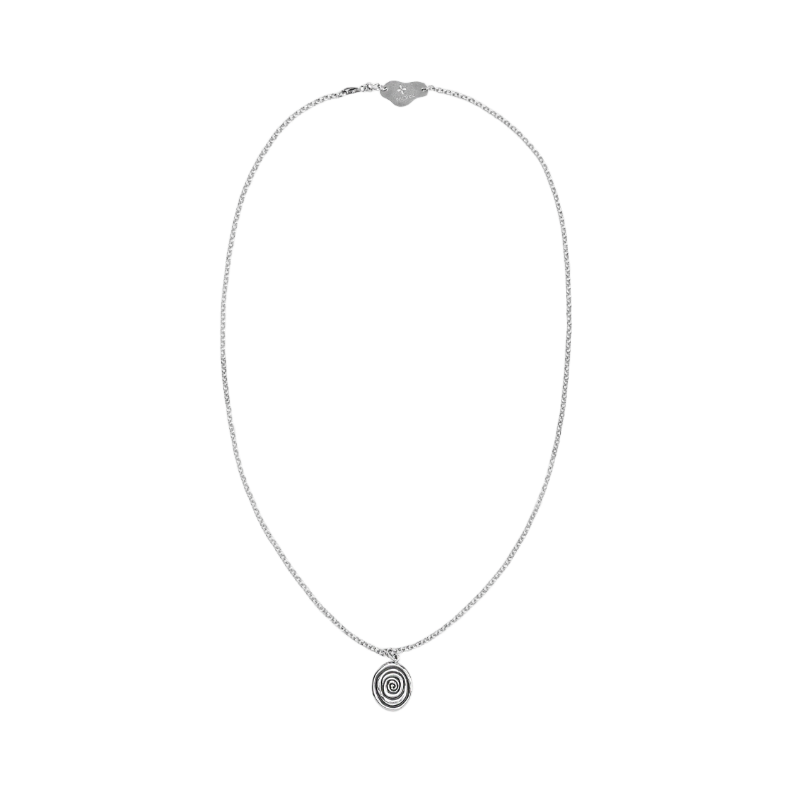 리오므 오벌 스파이럴 롱 체인 목걸이(Riomeu Oval Spiral Long Chain Necklace)