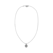 Riomeu Oval Spiral Long Chain Necklace
