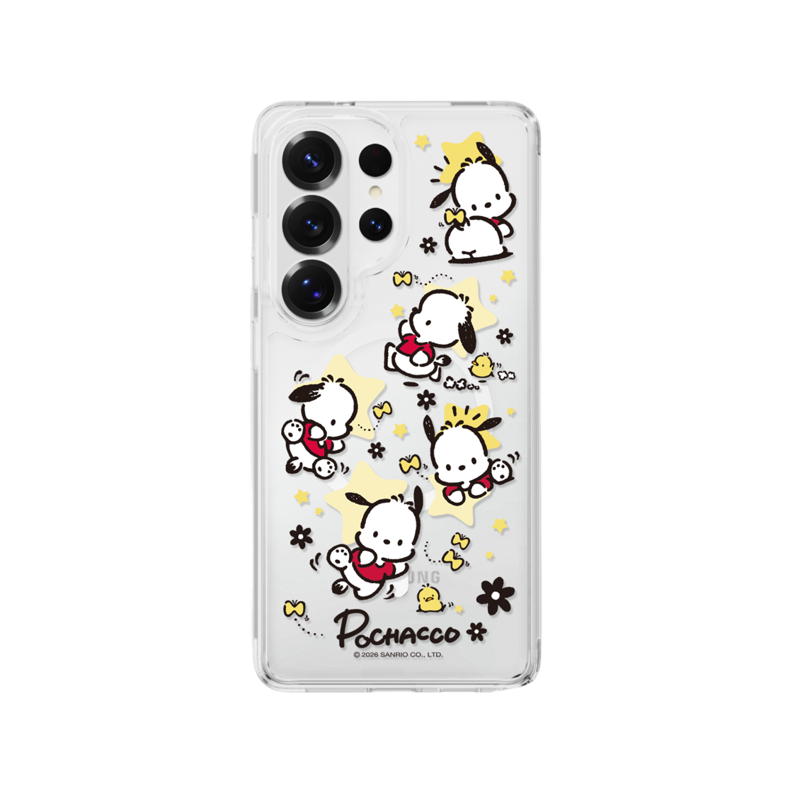 묶음 8800349342098 SLBS POCHACCO Pattern Clear Magnet Case for S26 Series