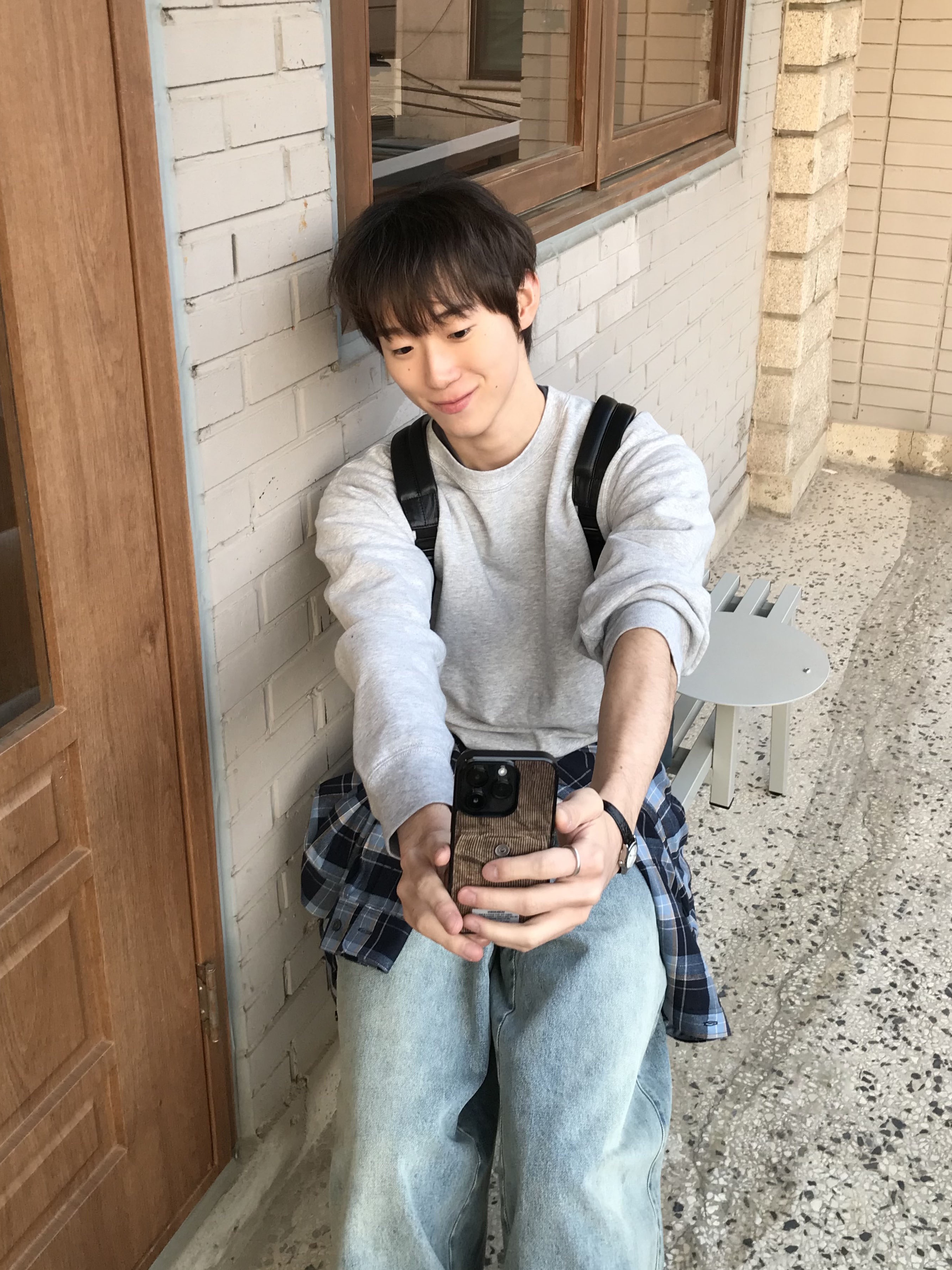 Casio LTP-1094E-7ARDF, Asics Gel-Cumulus 16 Black Pure Silver 착용 스타일 - 2